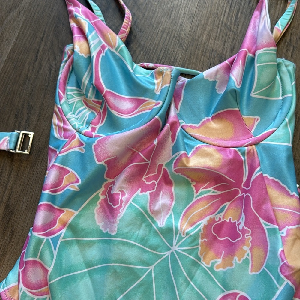 KENNY FLOWERS Watercolors THE MAUI - UNDERWIRE ONE PIECE - Picture 3 of 6